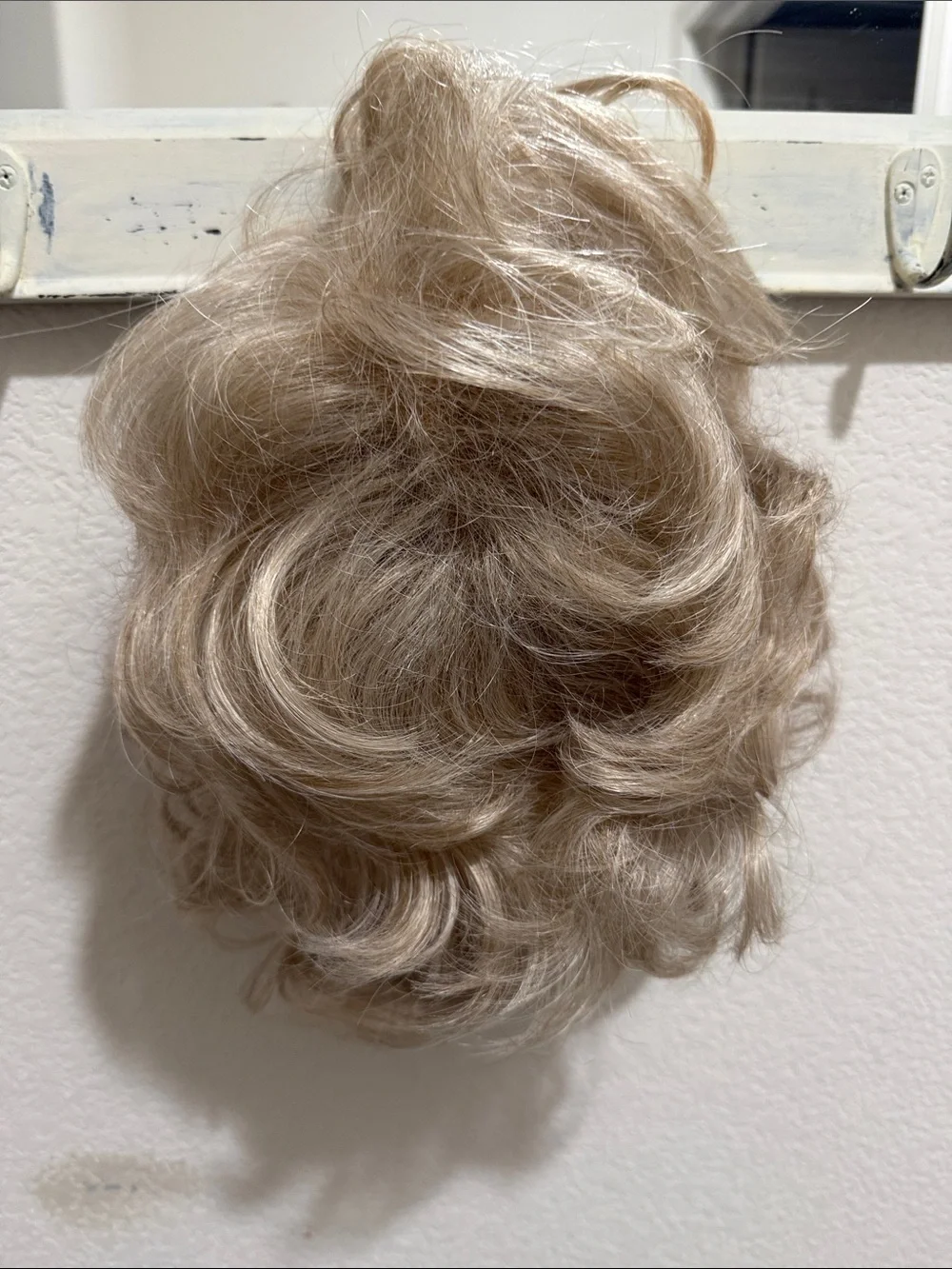 Light Blonde Women’s Hairpiece - Classic Short Curled Style wig